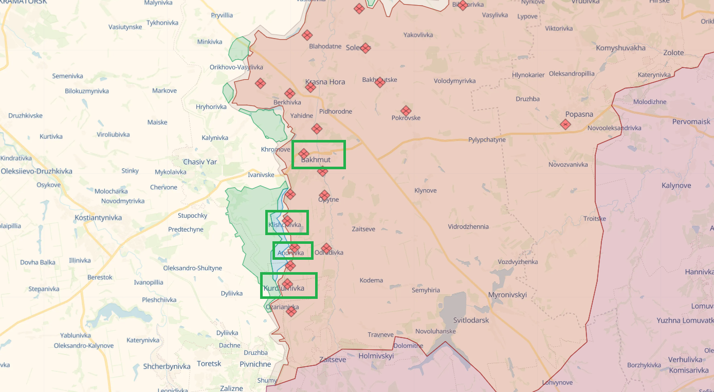 Russians trapped in Bakhmut, unable to leave city: Ukrainian MoD claims